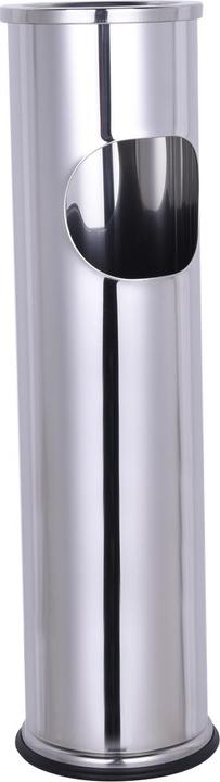 Mojawo XL Standaschenbecher Windaschenbecher Mülleimer Outdoor Chrom