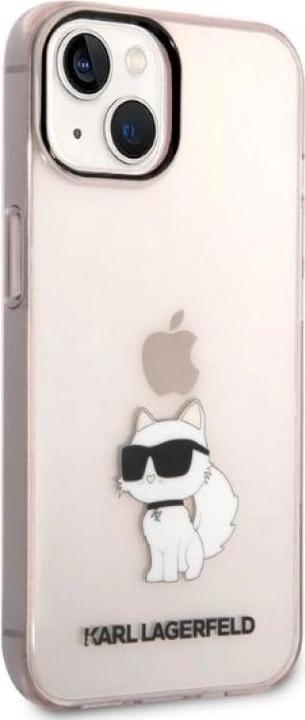 Produktbild Karl Lagerfeld KLHCP14SHNCHTCP iPhone 14 6,1" ró?owy/pink hardcase Ikonik Choupette (Apple iPhone 14)
