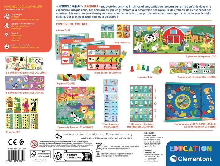 Produktbild Clementoni New Pens Talking + 60 Activities (F) (Französisch, 3 - 5 Jahre)