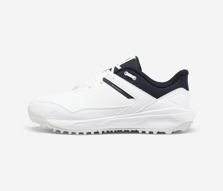 Inesis Chaussures de golf imperméables Mixtes, MW500 blanc et noir