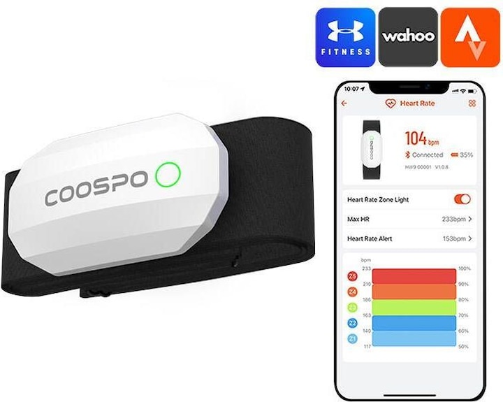 Image du produit Coospo Moniteur de fréquence cardiaque H808S-W