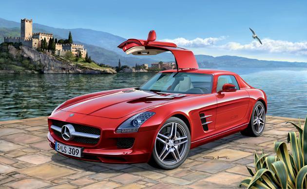 Actual product image Revell Mercedes SLS AMG