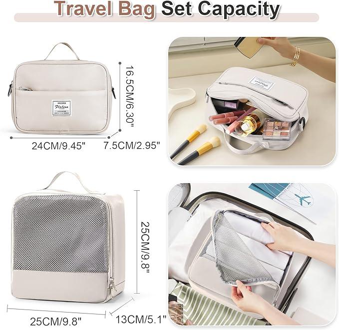 Immagine prodotto Only-Bags.Store 3 pezzi in viaggio con una borsa a mano grande, una borsa sportiva e un bagaglio impermeabile