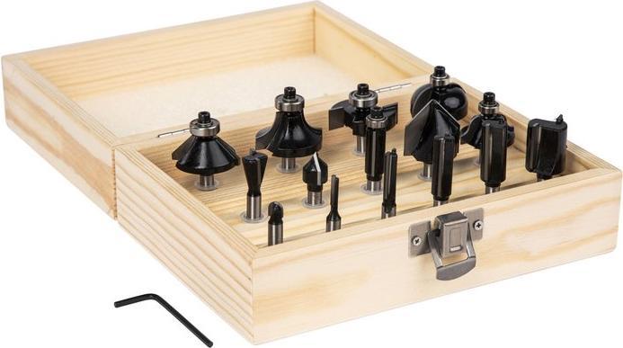 Produktbild Mannesmann 15-tlg. Fräsersatz mit 6 mm Schaft