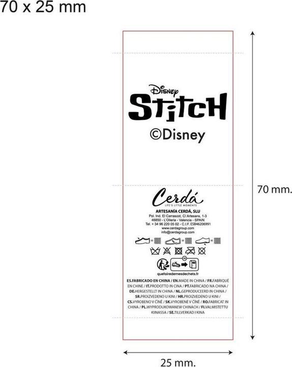 Actual product image Stitch Hausschuhe Hellblau (26, 27)