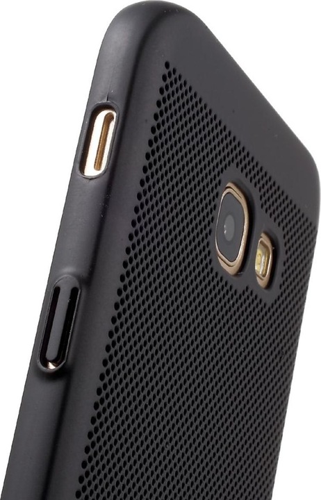 Produktbild König Design Handyhülle für Samsung Galaxy J3 (2017) Schutzcase Backcover Bumper Etui Schwarz (Samsung Galaxy J3 (2017))