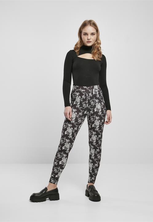 Actual product image Urban Classics Ladies Soft AOP Leggings (XS)