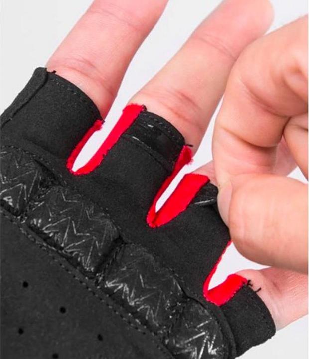 Produktbild Rockbros S169BR L cycling gloves with gel inserts - black and red (L)