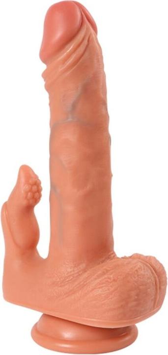 Produktbild Shequ - Julian Dildo Und Klitorisstimulator Mit Vibration Und Fernbedienung 16 cm