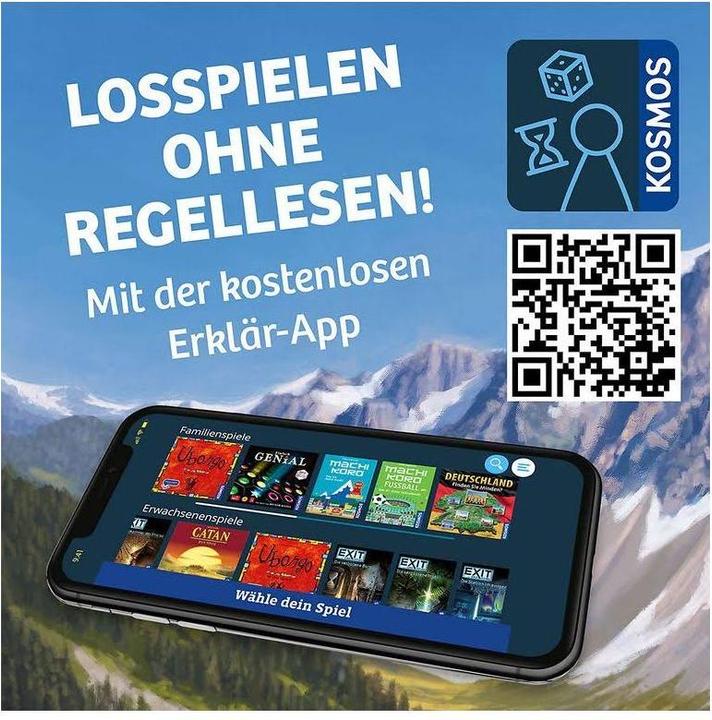 Actual product image Kosmos Familienspiel Cascadia – Im Herzen der Natur (German)
