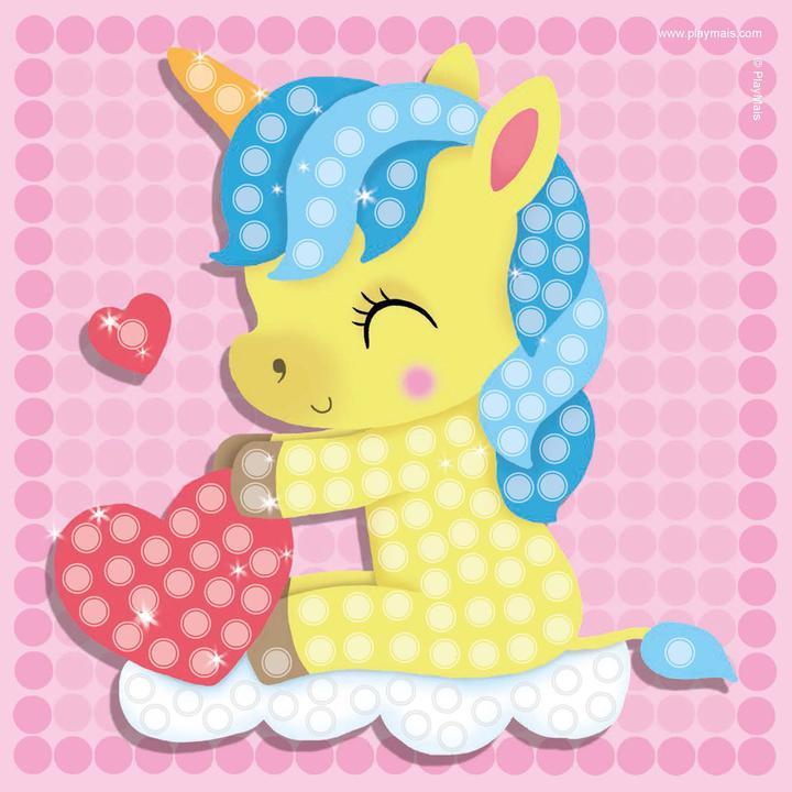 Actual product image PlayMais Dream Unicorn