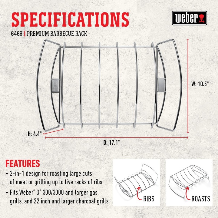 Produktbild Weber Spare Rib Halter