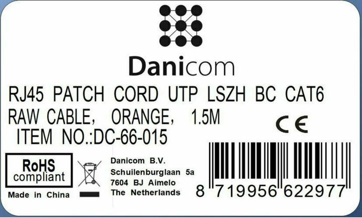 Produktbild Dsit CAT6 Netzwerkkabel 100% Kupfer (CAT6, 1.50 m)