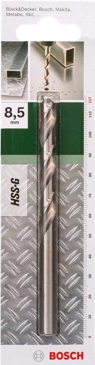 Actual product image Bosch Zubehör Metal drill HSS-G, DIN 338 D= 8.5 mm L= 117 mm (8.5 mm)