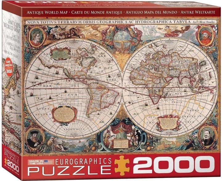 Actual product image Eurographics Ancient world map (2000 pieces)