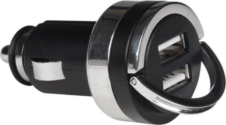 Velleman KFZ-LADEGERÄT MIT DOPPELTEM USB-ANSCHLUSS (5 V - 4.2 A) - 21 W max.