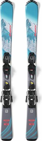 Nordica TEAM G FDT / JR 4.5 FDT, BLAU-GRAU-PINK, 80cm (80 cm, Mit Bindung)