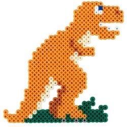 Image du produit Hama Perlen Set de perles à repasser Midi- Le monde des dinosaures