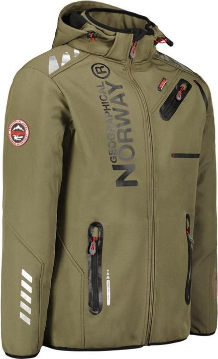 Actual product image Geographical Norway Royaute DB 068 M WY1997H/GN-Kaki / Black Softshell Jacket