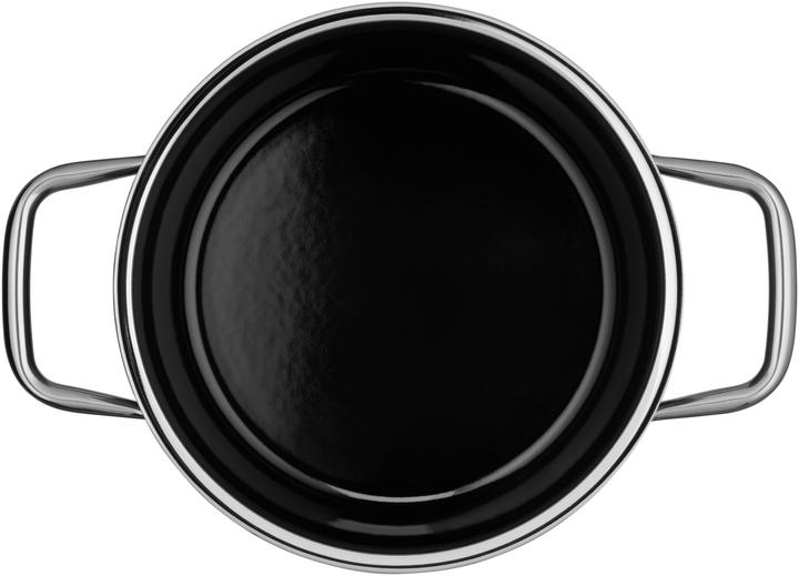 Immagine prodotto WMF Teglia nera per arrostire (18 cm, Padella per friggere, Acciaio inossidabile)