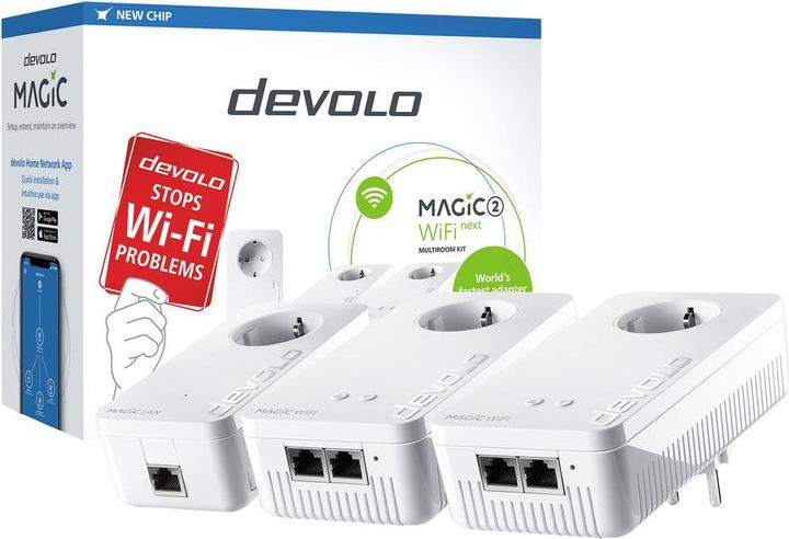 Image du produit Devolo Kit multi-pièces WiFi Magic 2 (2400 Mbit/s)