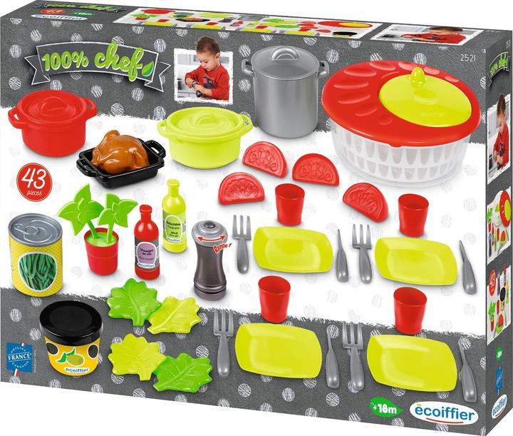 Image du produit Ecoiffier Kit de cuisine du chef