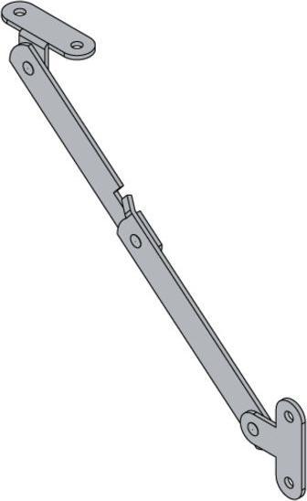 Image du produit Hettich Klappenhalter 106 mm, vernickelt