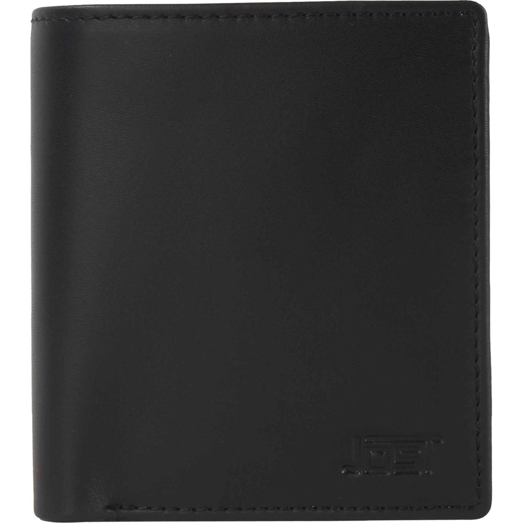 Jost, Herren, Portemonnaie, Aarhus Geldbörse Leder 8.5 cm, Schwarz
