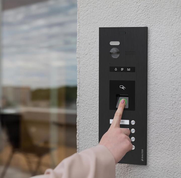 Produktbild Balter EVO-HD Video Türsprechanlage mit Fingerprint & Kamera (Kabelgebunden)