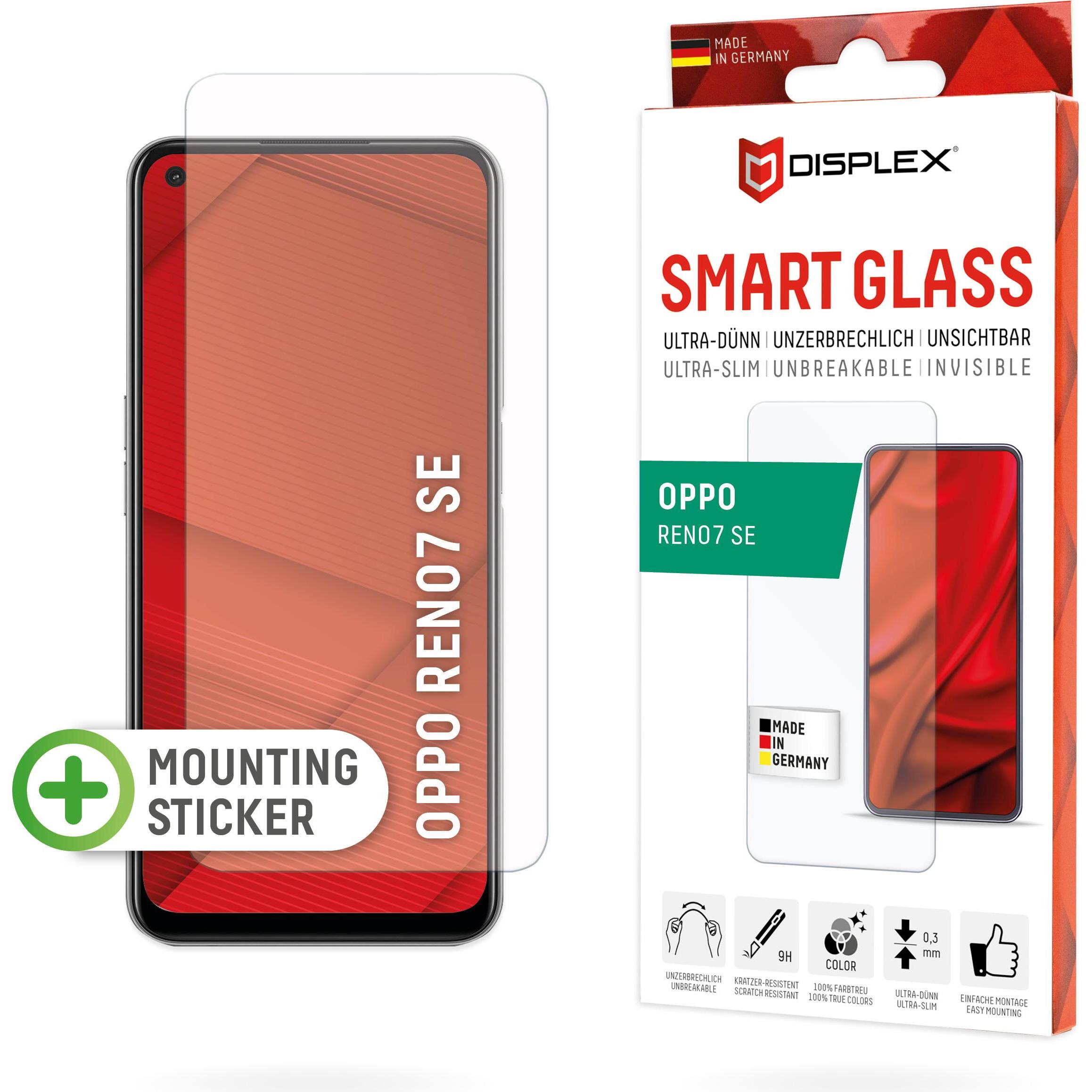 Thumbnail - Displex Smart Glass, Displayschutzfolie (1 Stück, Oppo Reno 7 SE), Smartphone Schutzfolie, Transparent
