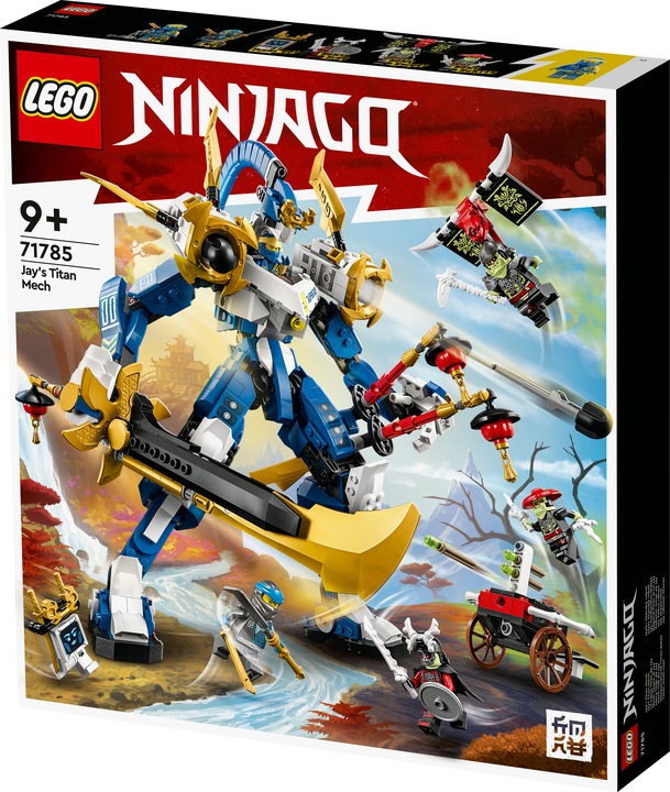 Actual product image LEGO Jay's Titan Mech (71785, LEGO Ninjago)