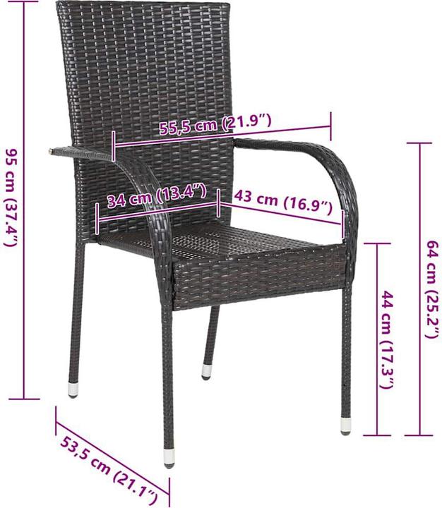 Produktbild vidaXL Gartenstuhl