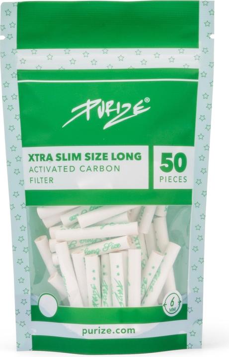 Produktbild Purize Xtra Slim Size Long WHITE (50 Stk.)