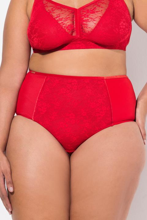 Immagine prodotto Ulla Popken Maxi slip di microfibra con inserto di pizzo (46, 48)