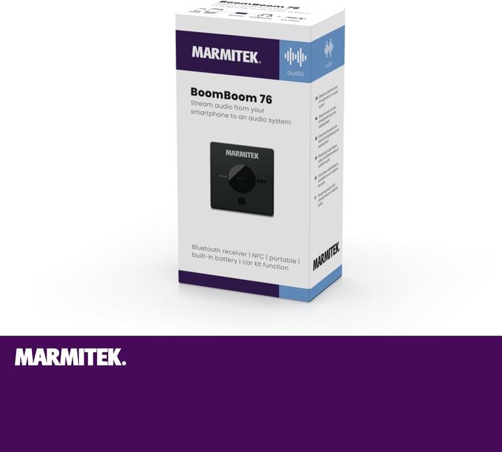 Immagine prodotto Marmitek Ricevitore Bluetooth BoomBoom 76 (Ricevitore)