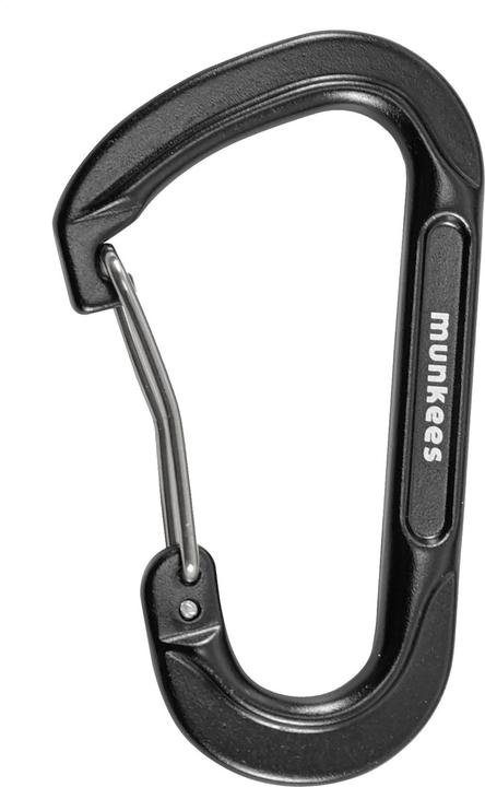 Actual product image Munkees D-Form-Karabiner mit Drahtschnapper