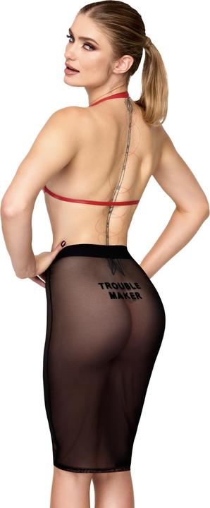 Actual product image Noir Handmade halblanger Rock in schwarz (3XL)