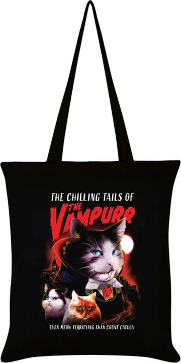 Produktbild Horror Cats Die Vampurr Vintage Tragetasche