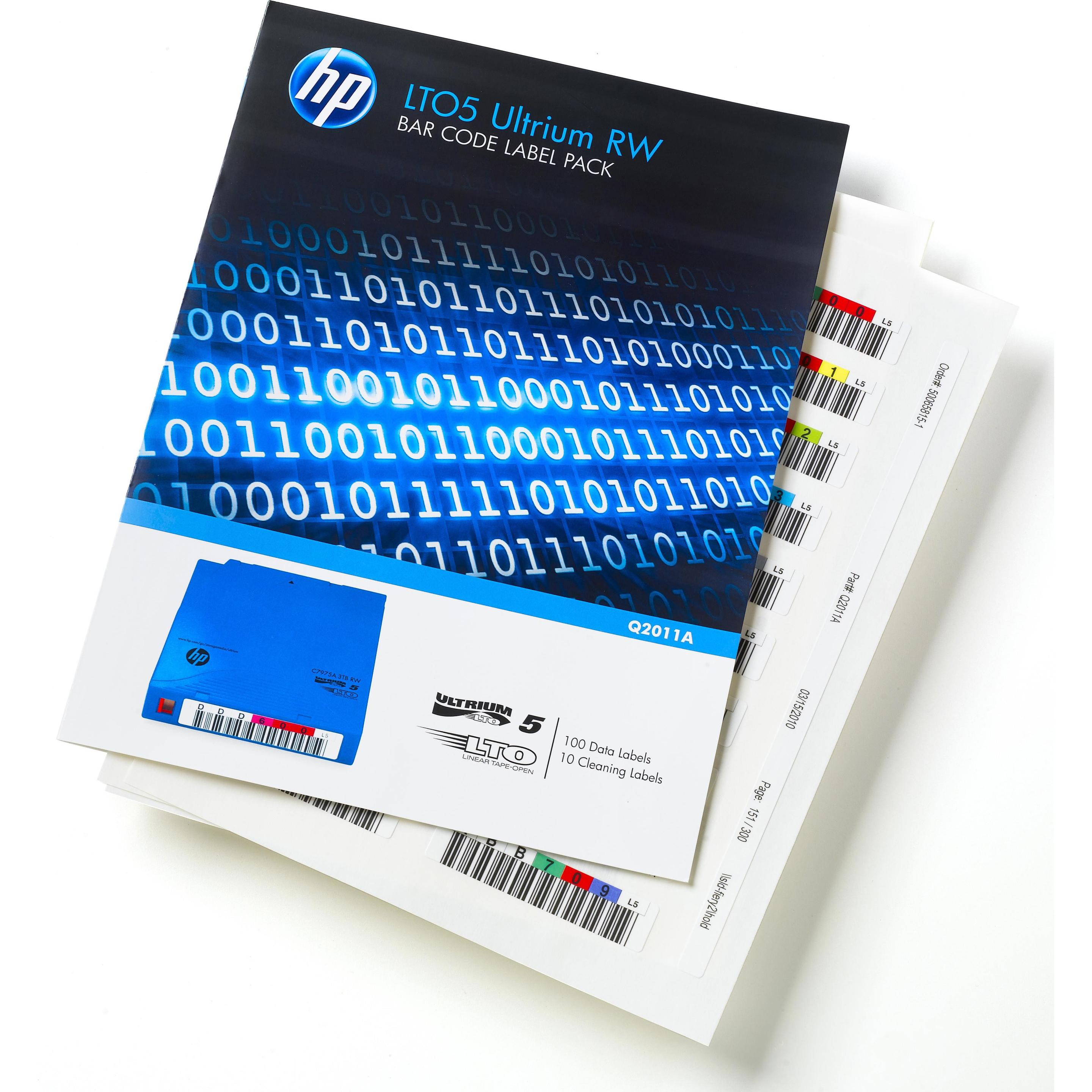 HPE Barcodelabel (LTO-5 Ultrium) (Q2011A)