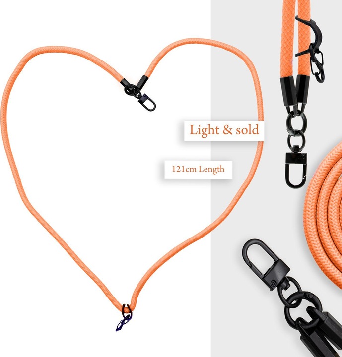 Actual product image Cadorabo Chain case for Xiaomi Mi MAX 2 necklace cover adjustable