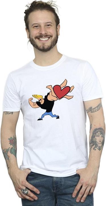 Produktbild Johnny Bravo Heart Present TShirt (3XL)