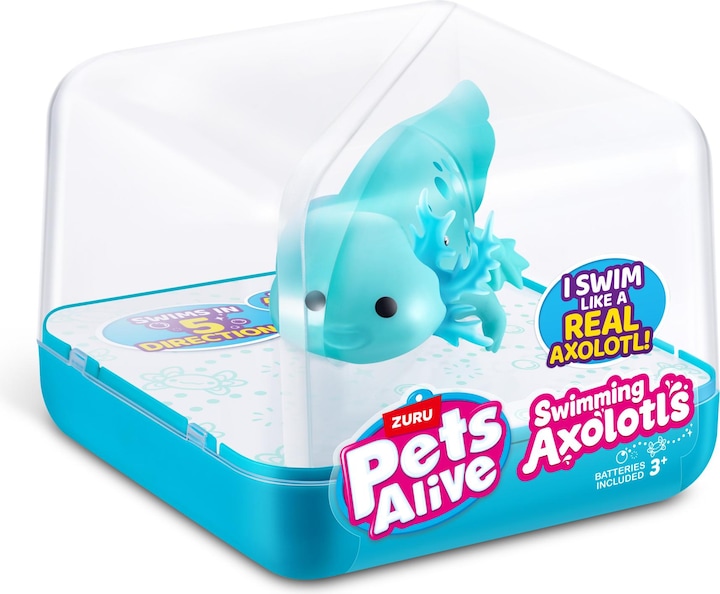 Produktbild Zuru PETS ALIVE-WATER ACTIVATED-SWIMMING AXOLOTL,S1,CUBE,UQ,12PC