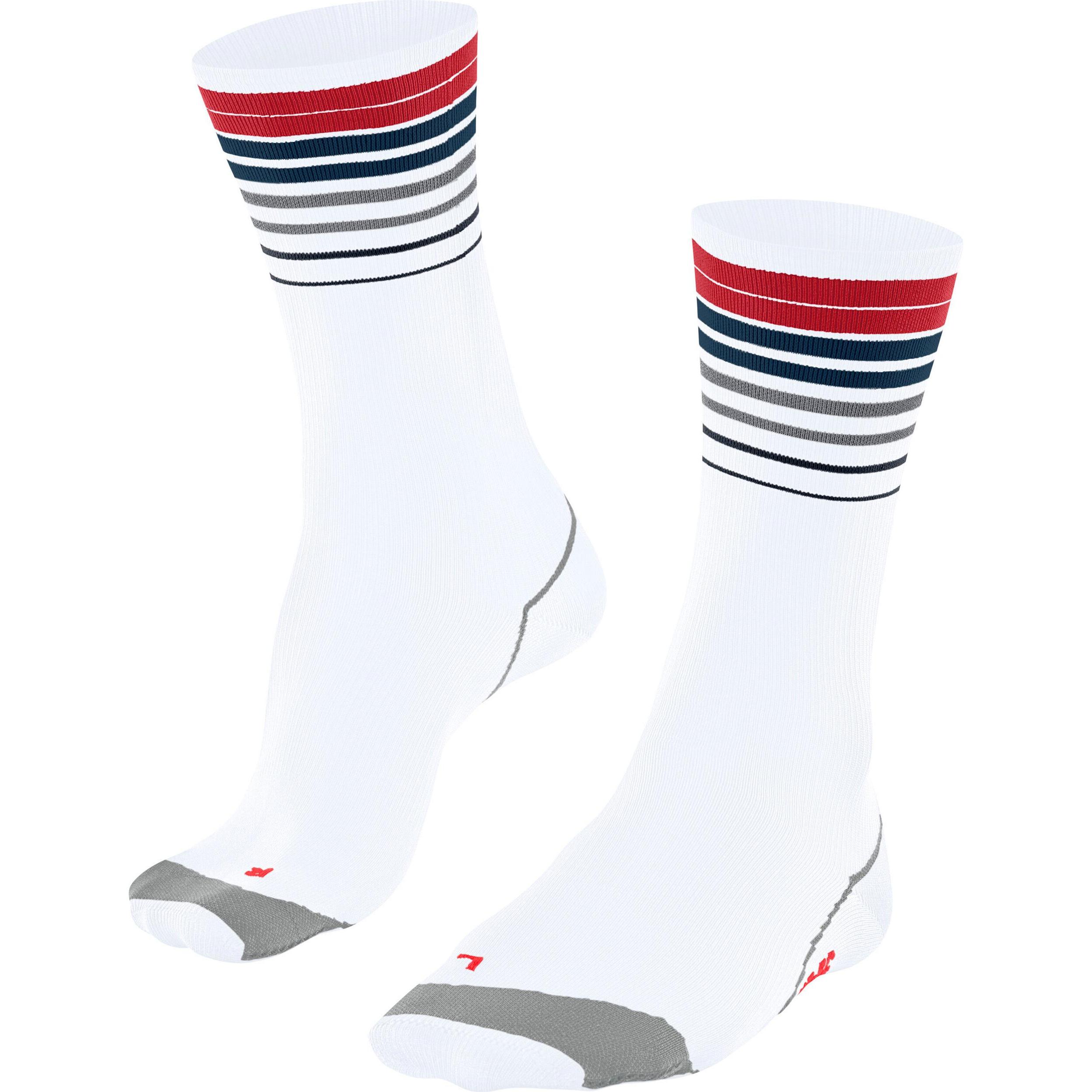 Falke, Herren, Sportsocken, BC Impulse Reflect Unisex Biking (39 - 41), Weiss