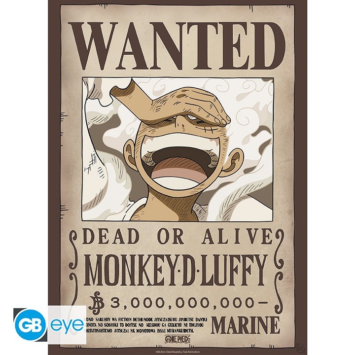 Actual product image ABYstyle Wanted Luffy & Zoro