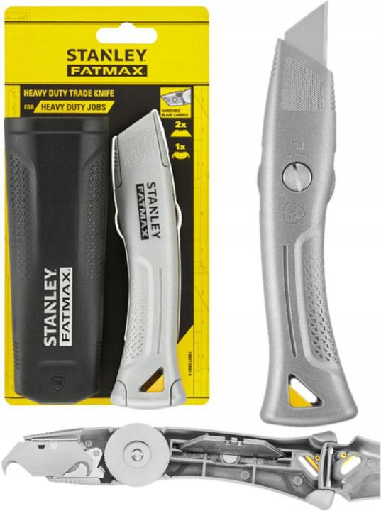 Actual product image Stanley Fatmax utility knife with quiver, silver
