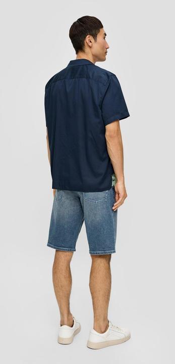 Produktbild S.Oliver Hemd Kurzarmhemd mit Frontprint aus Baumwollmix (M)