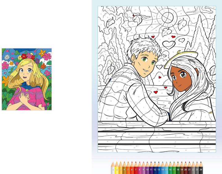 Immagine prodotto Dipingere con i numeri Manga