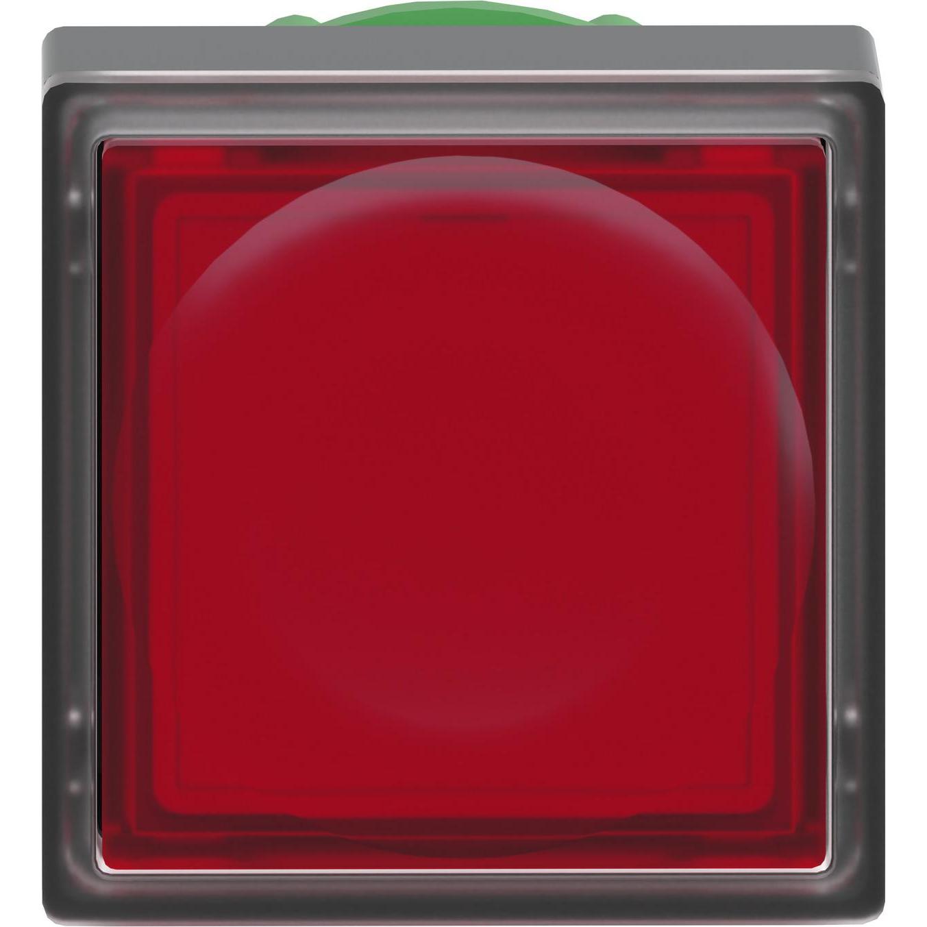 Schneider Electric 22mm Push Button Red Square Illum, Taster + Schalter, Rot