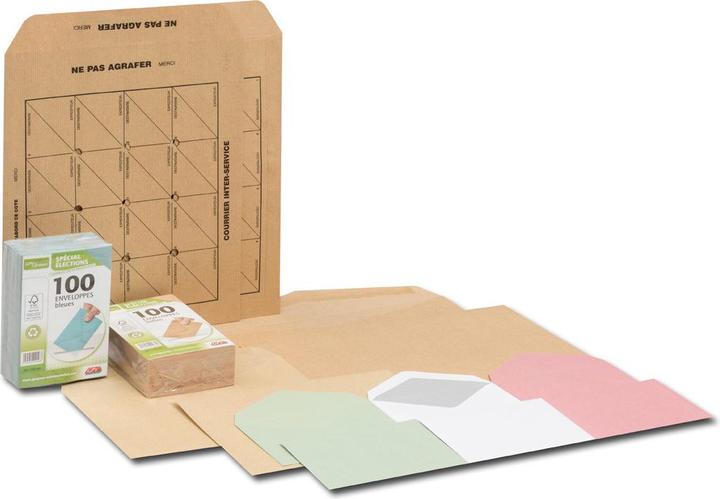 Produktbild GPV Briefumschl„ge, C6, 114 x 162 mm, blau, gummiert (114 x 162 mm, 500 x)