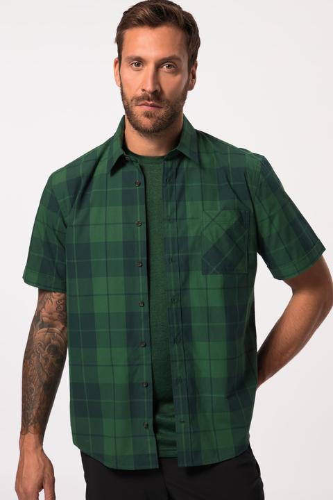 Image du produit Jay-Pi Chemise Outdoor manches courtes, imprimé à carreaux et col Kent - coupe Modern Fit (XL)